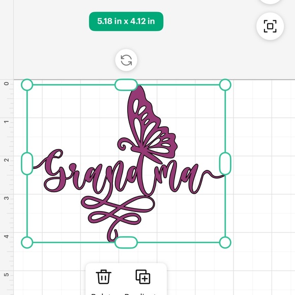 Grandma Vinyl Decal 🦋 - Picture 4 of 4